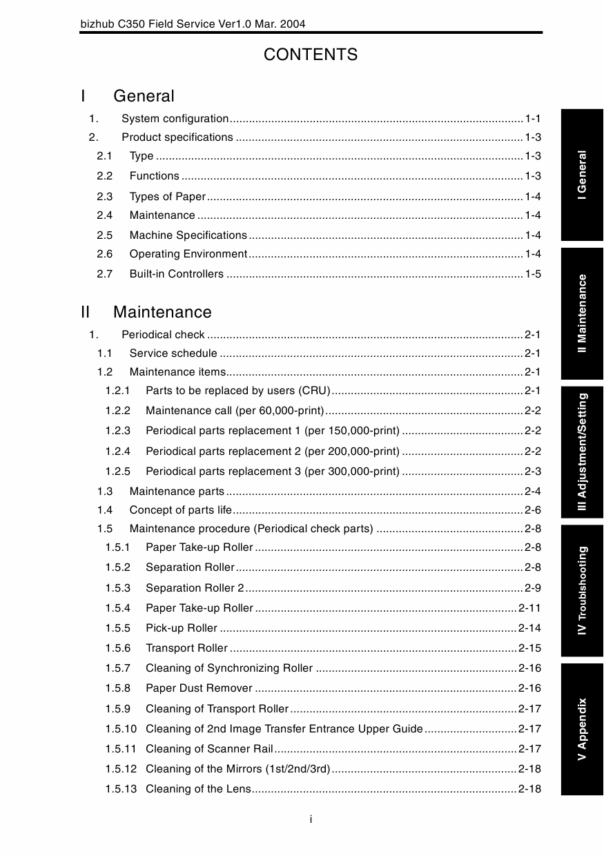 Konica-Minolta bizhub C350 FIELD-SERVICE Service Manual-2